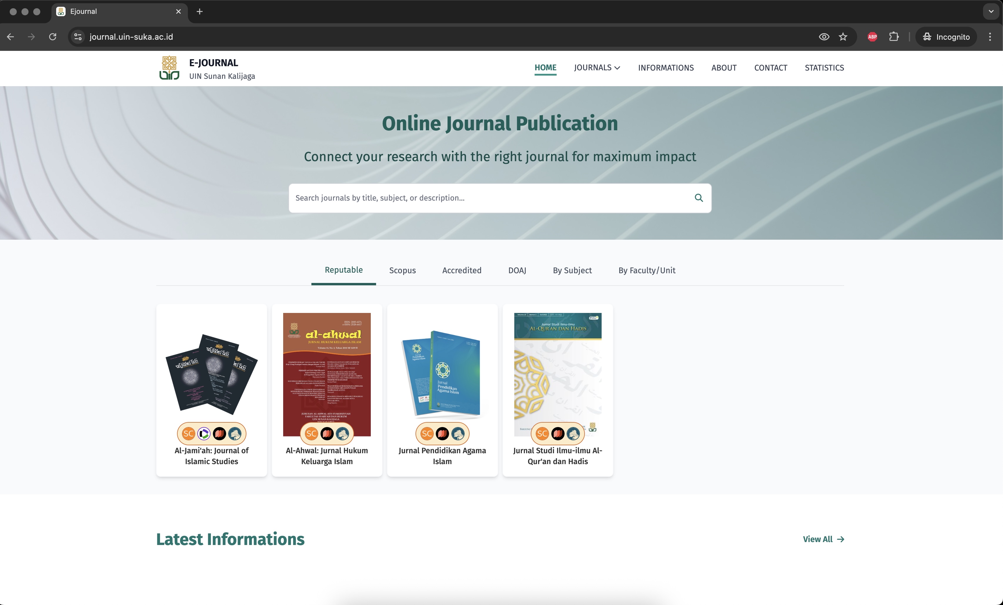 UIN Sunan Kalijaga Launches New E-Journal Portal for Scientific Publications